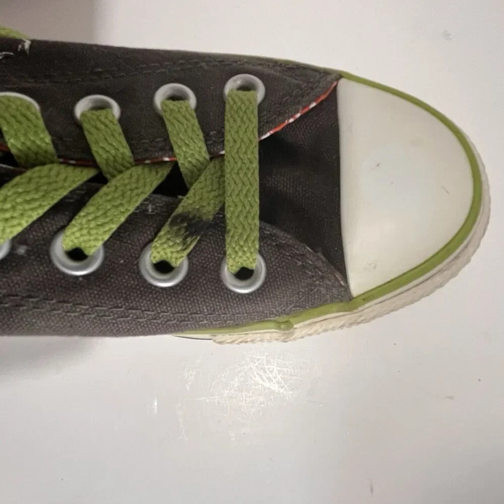 Converse All Star Size 4.5 Dr. Seuss Green Eggs & Ham Whimsical! - Picture 12 of 16